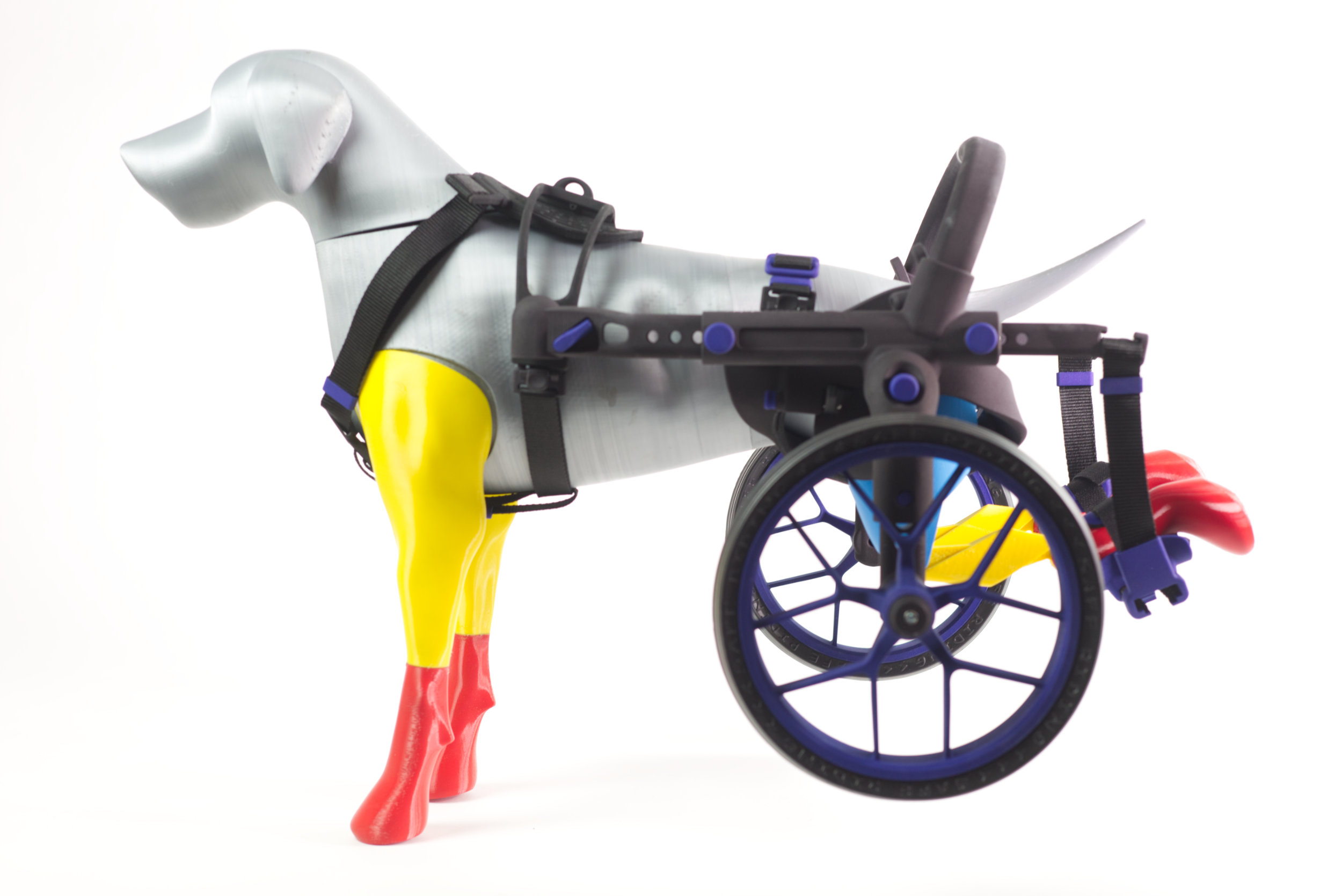 2021 red dot product design award，AnyoneGo，3D printing，Disabled dog wheelchair，Pets，