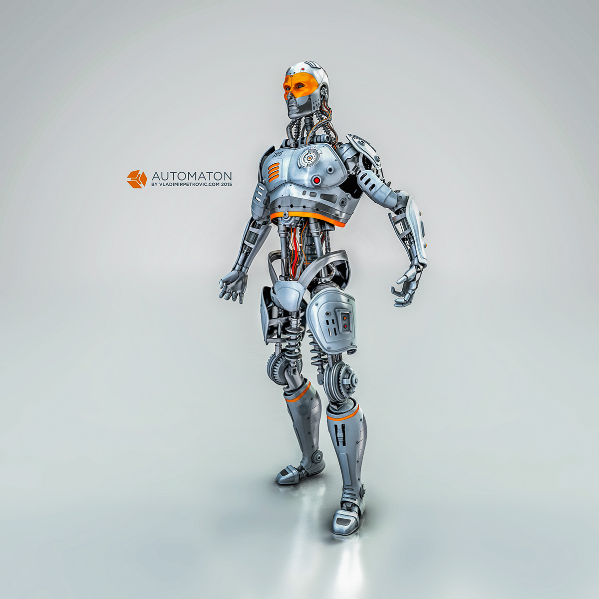 Electronic man，conceptual design，science fiction，Intelligent life，