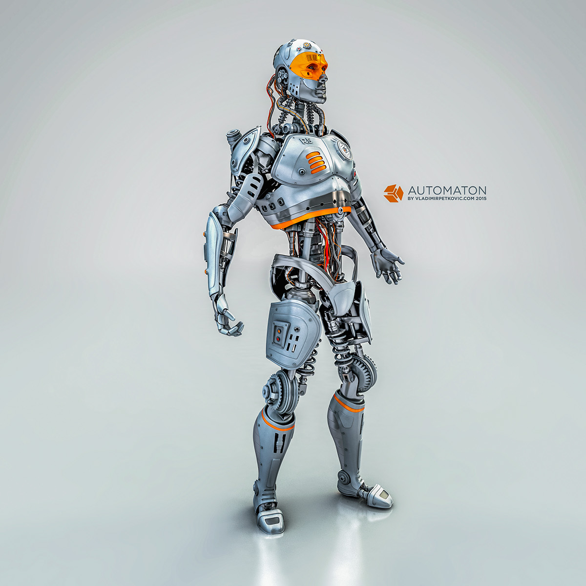 Electronic man，conceptual design，science fiction，Intelligent life，
