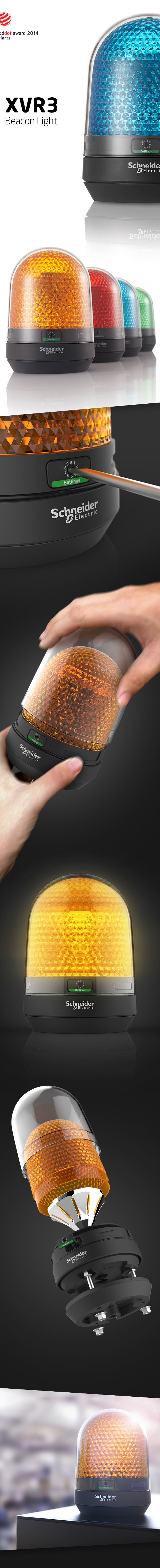 Schneider，XVR3，Signal lamp，a burglar alarm，