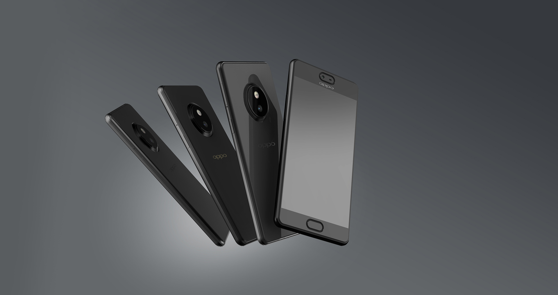 design language ，Athena，OPPO，Apple，mobile phone，black，