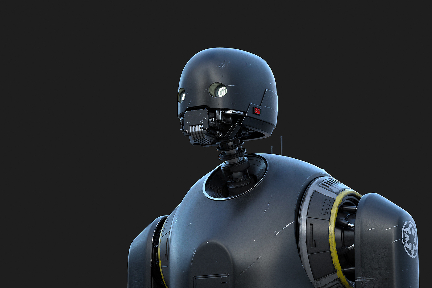 robot，modeling，Render，science fiction，