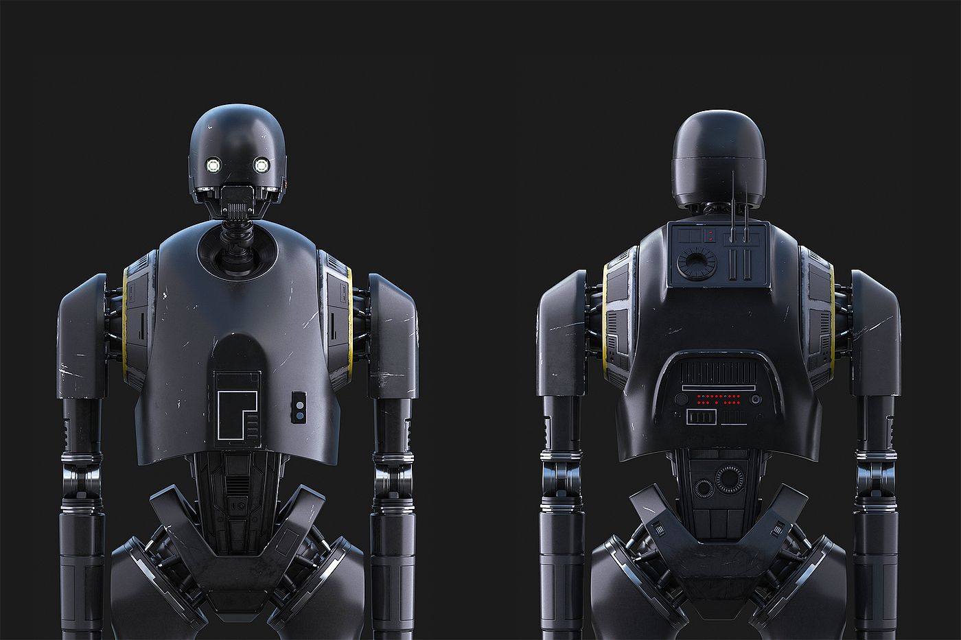 robot，modeling，Render，science fiction，