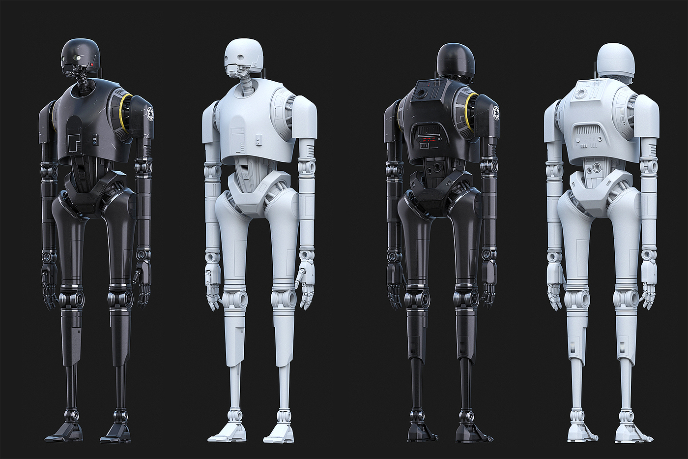 robot，modeling，Render，science fiction，