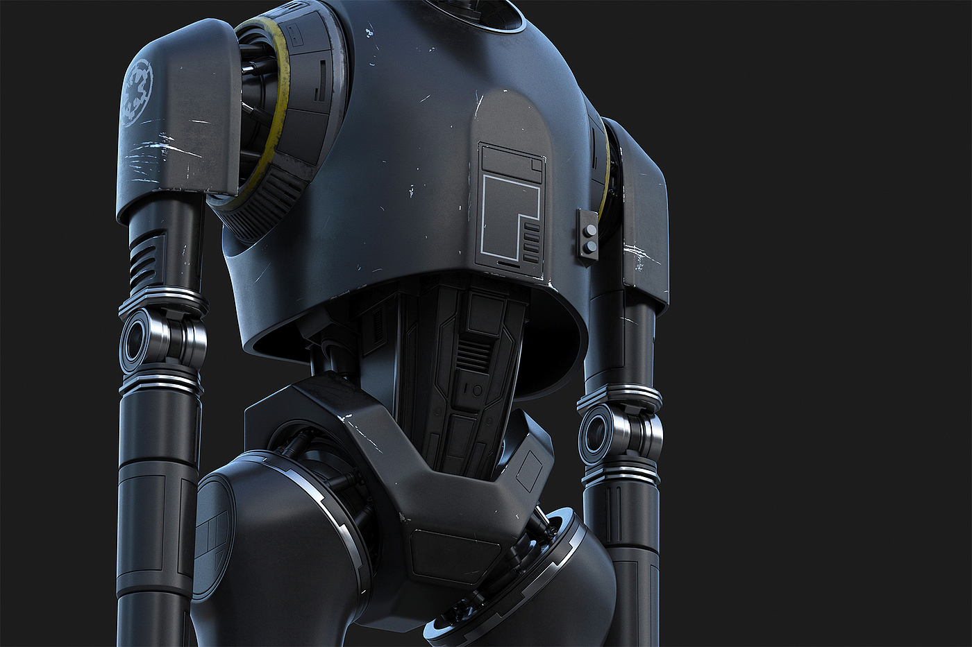robot，modeling，Render，science fiction，