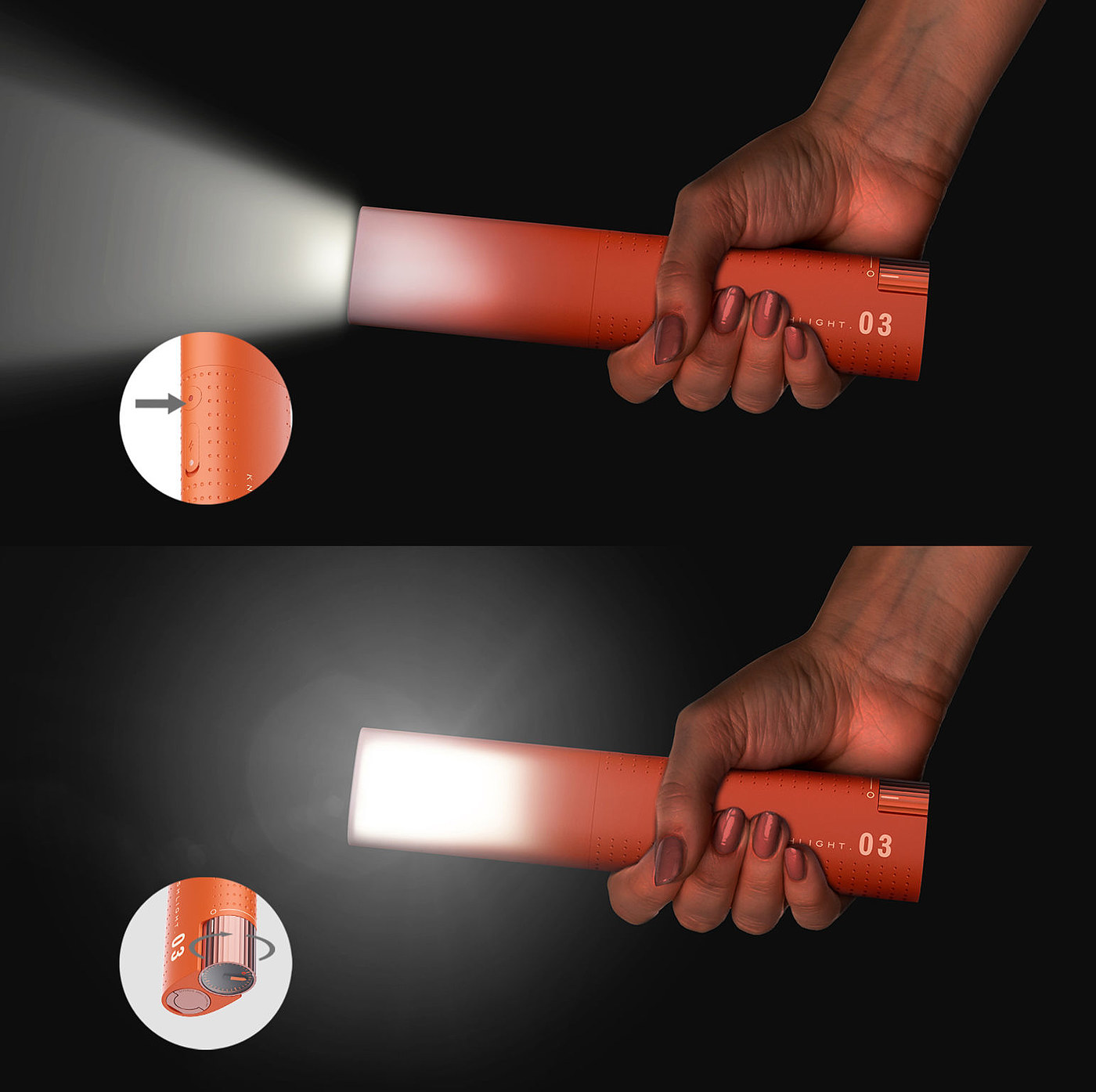 2021 red dot product design award，Flashlight，portable，