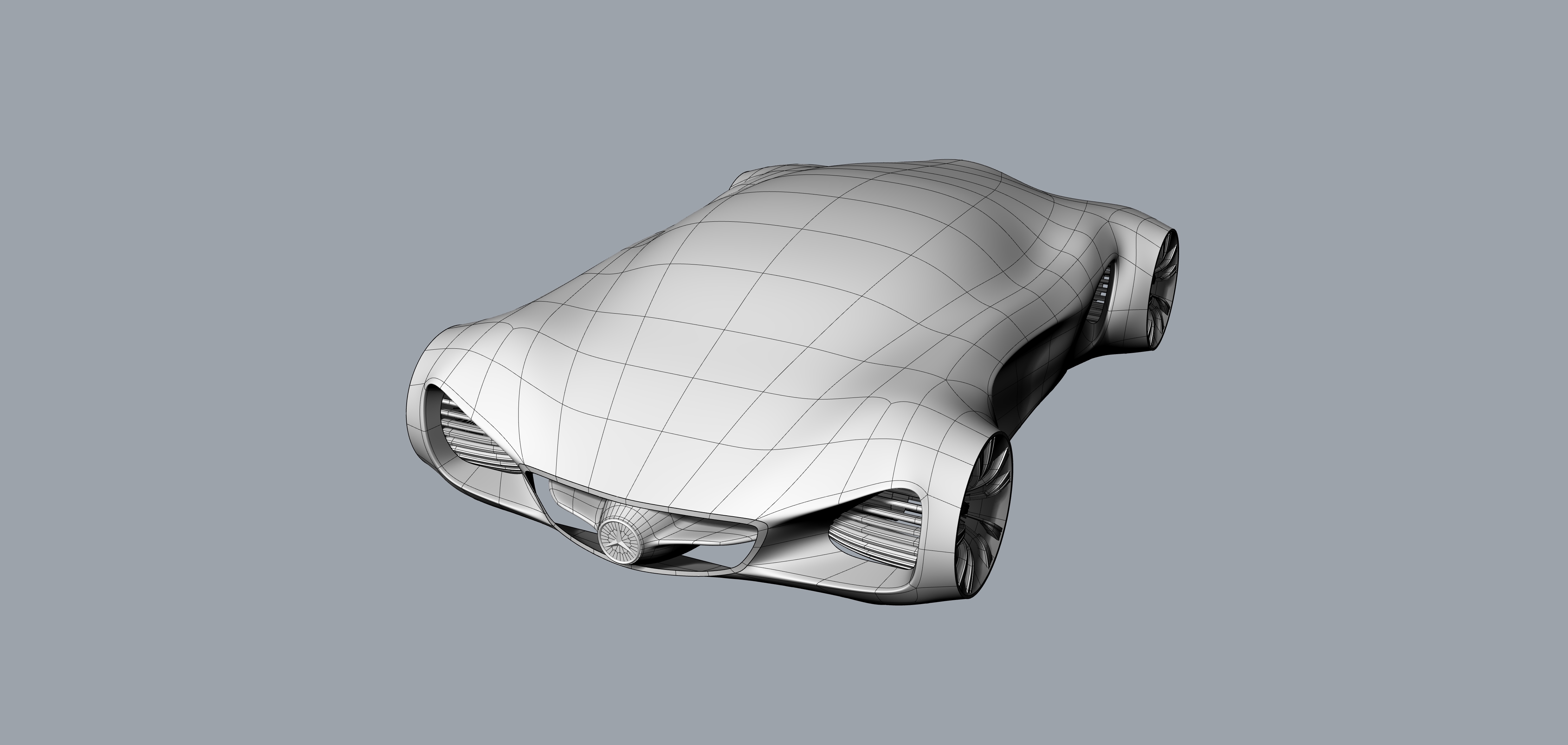 kevproductionbiomekevynbiome梅賽德斯奔馳概念車模型製作