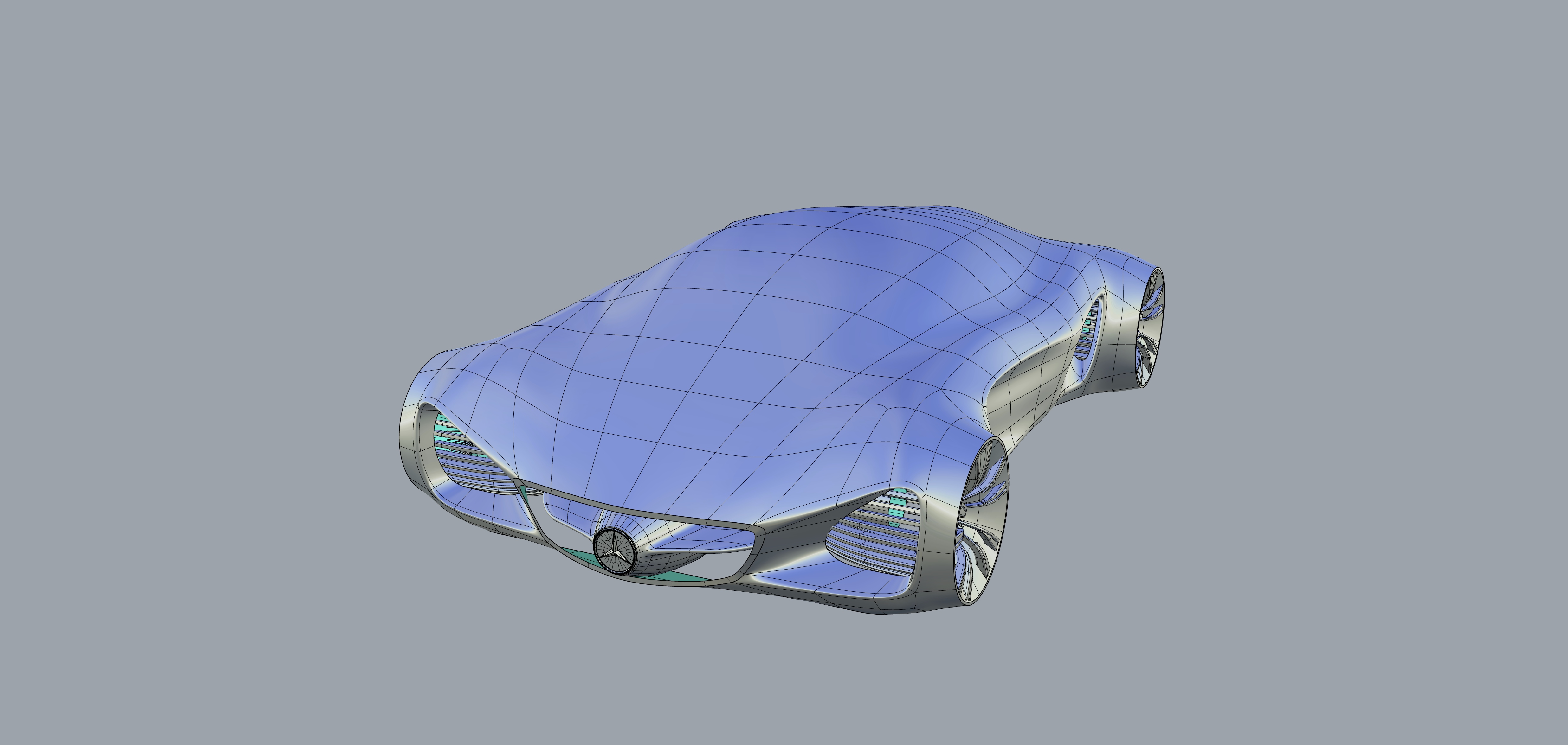 Mercedes Benz，Sports car，vehicle，Model making，three-dimensional model，Super run，Benz，rhinoceros，