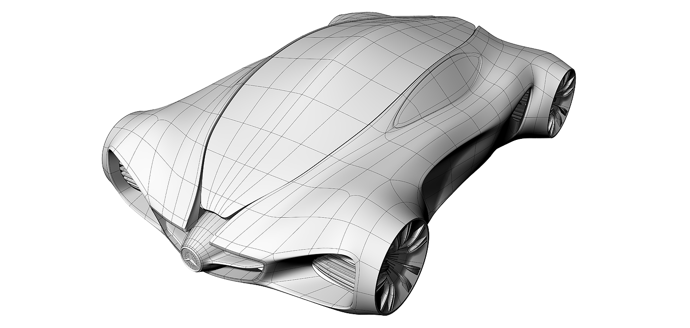 Mercedes Benz，Sports car，vehicle，Model making，three-dimensional model，Super run，Benz，rhinoceros，