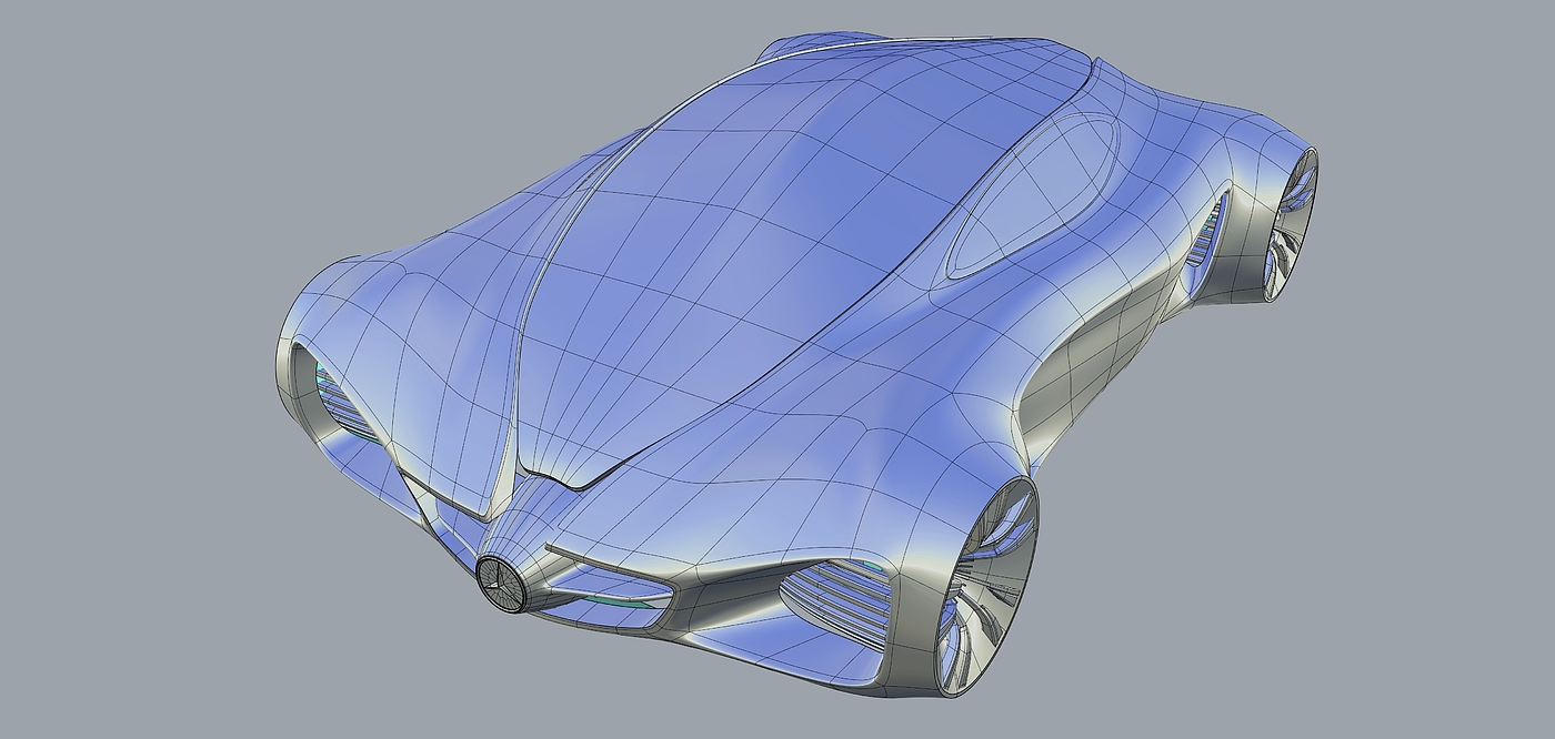 Mercedes Benz，Sports car，vehicle，Model making，three-dimensional model，Super run，Benz，rhinoceros，