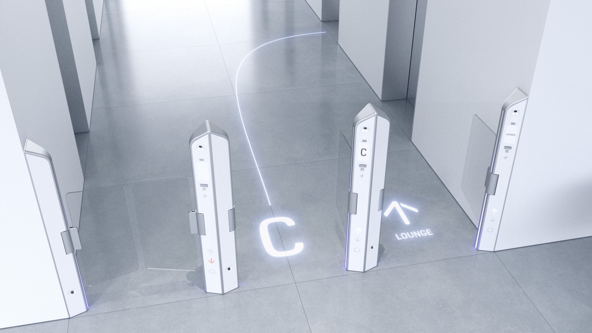 KONE Lane，Digital access control system，Digital Access Gate，2021 red dot product design award，