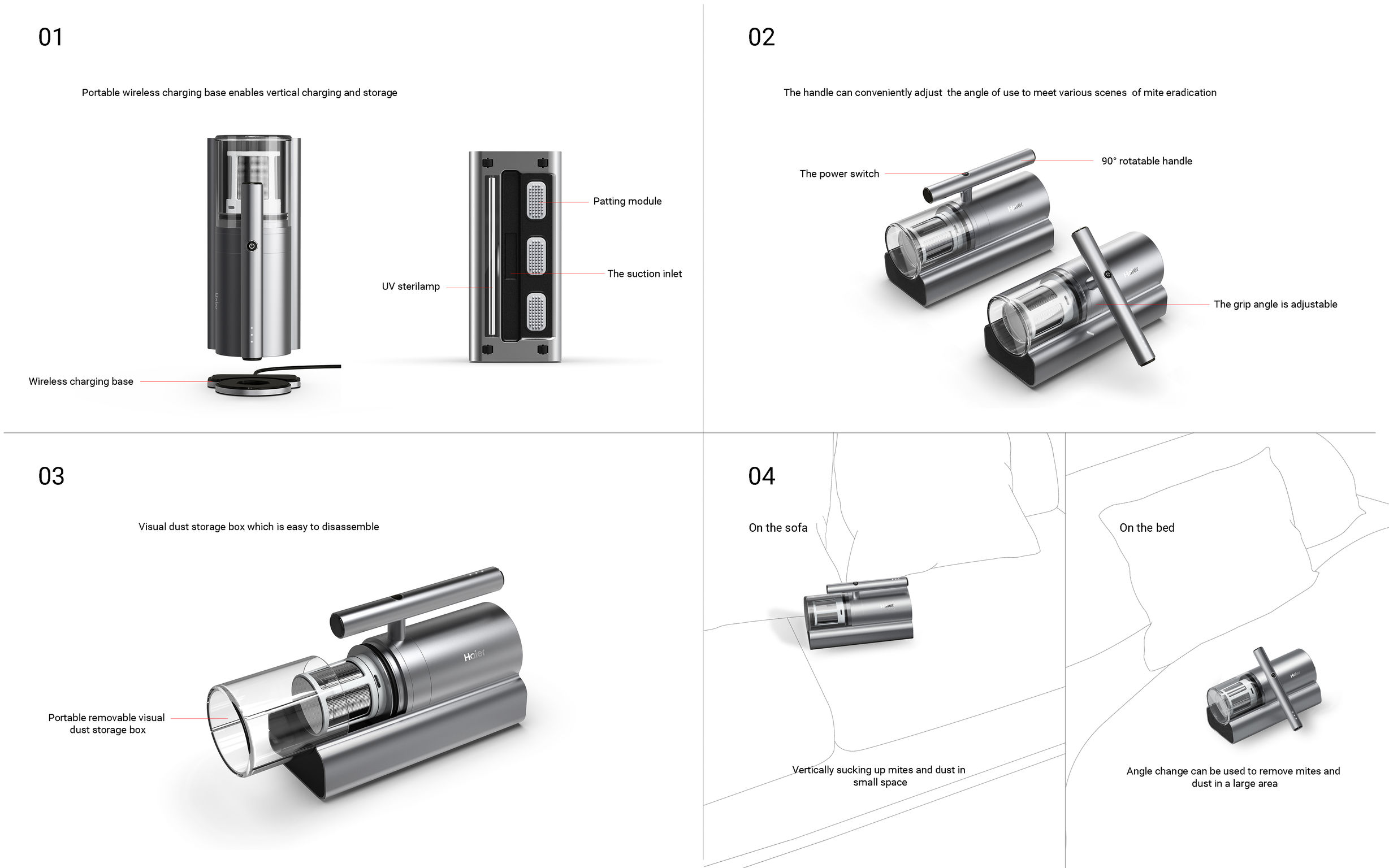 2021 red dot product design award，haier，Dust Mite Controller，Mite remover，Haier，