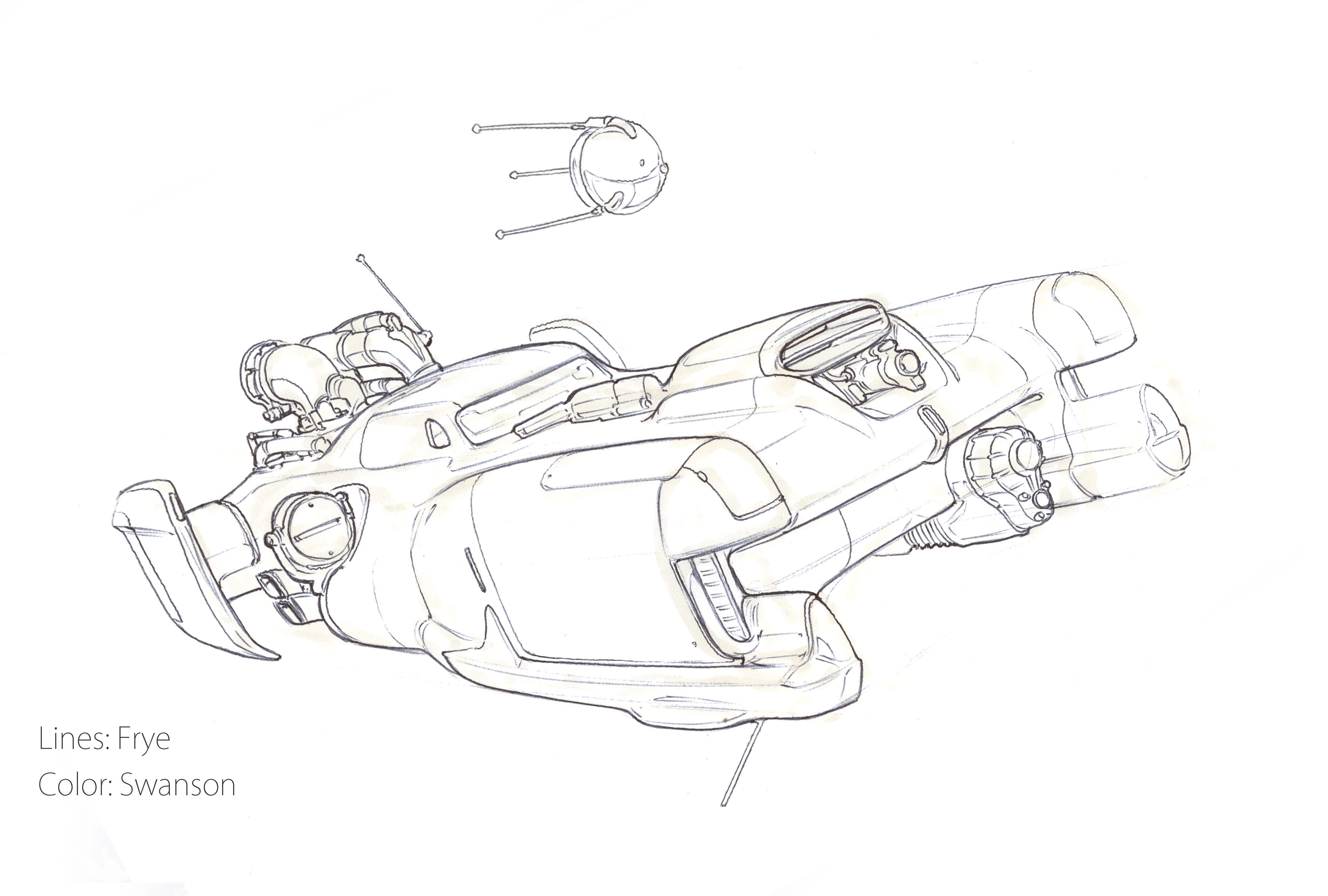 Hand drawn，material object，Model，vehicle，Ubee ，