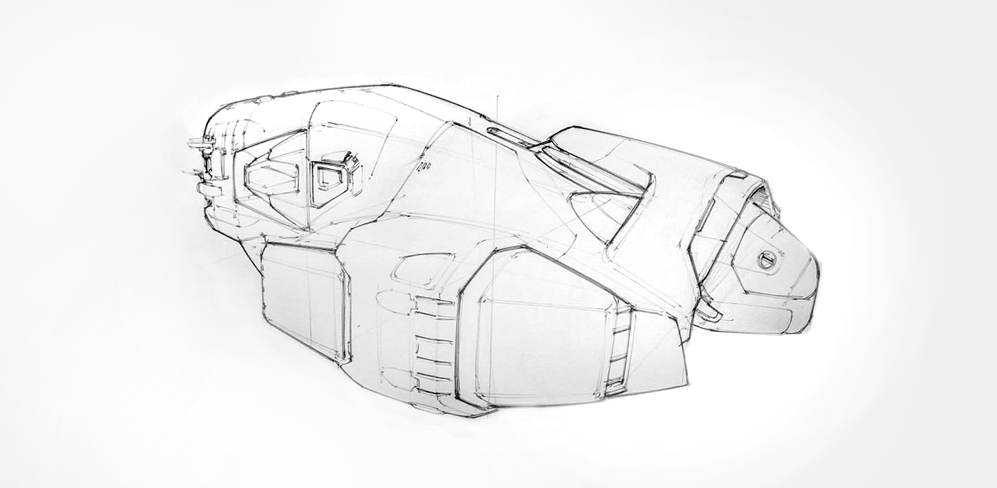 Hand drawn，material object，Model，vehicle，Ubee ，