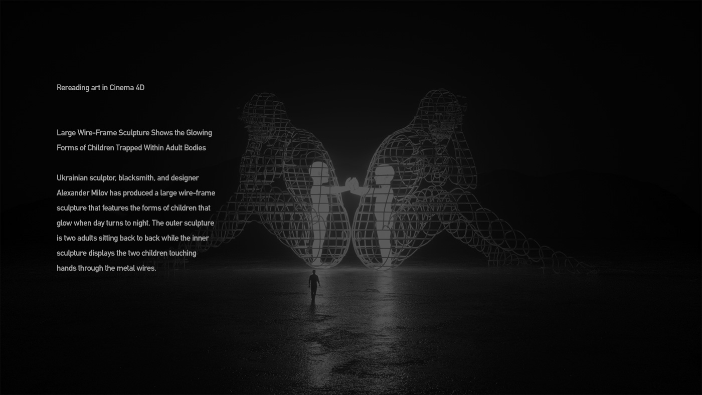 modeling，Sculpture，Octane rendering，love，prisoner 's cage，