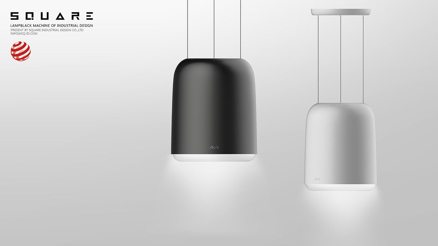 2021 red dot product design award，ARCAIR，Smoke lampblack machine，wifi，