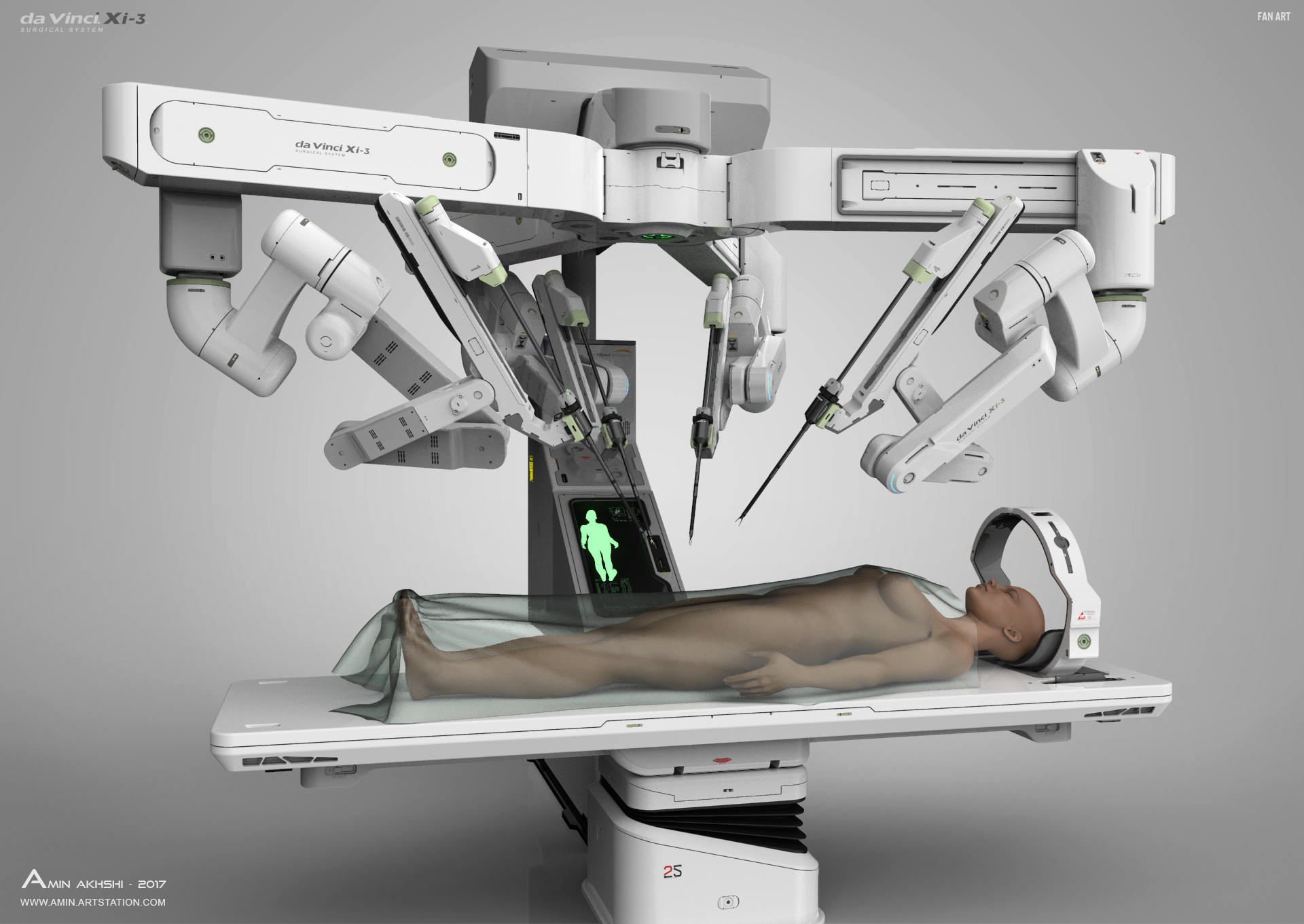 Vinci，future，fully automatic，Operating table，