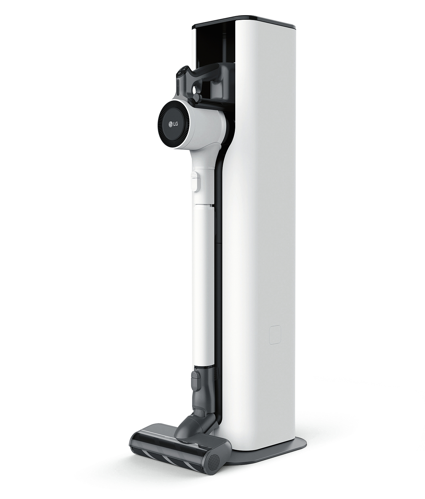 2021 red dot product design award，LG All-In-One Tower，Vacuum cleaner station，