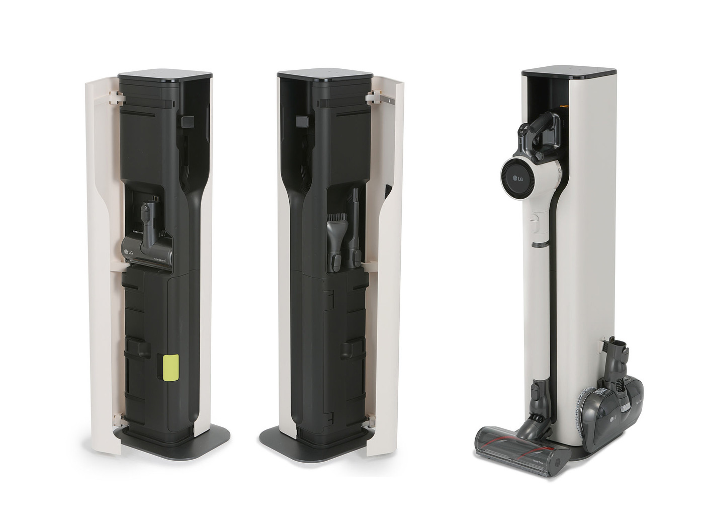 2021 red dot product design award，LG All-In-One Tower，Vacuum cleaner station，