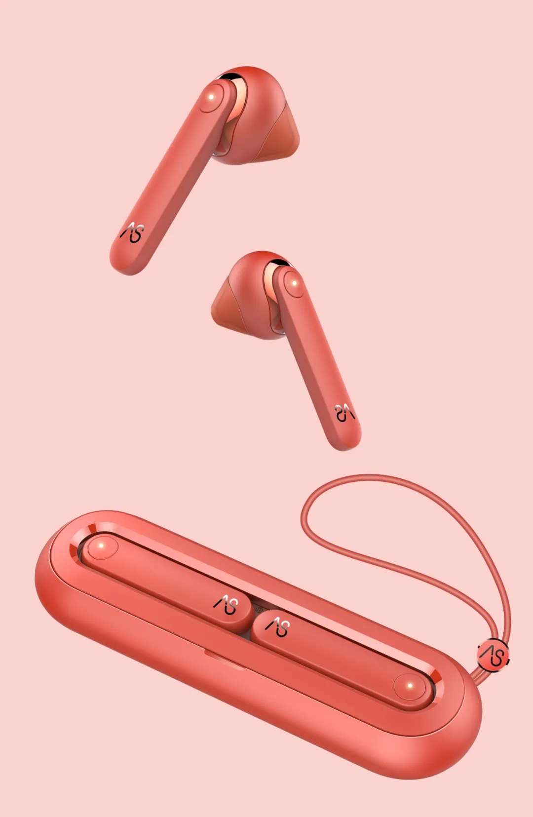 industrial design，headset，Red dot award，TWS headset，Electronics，electronic product，