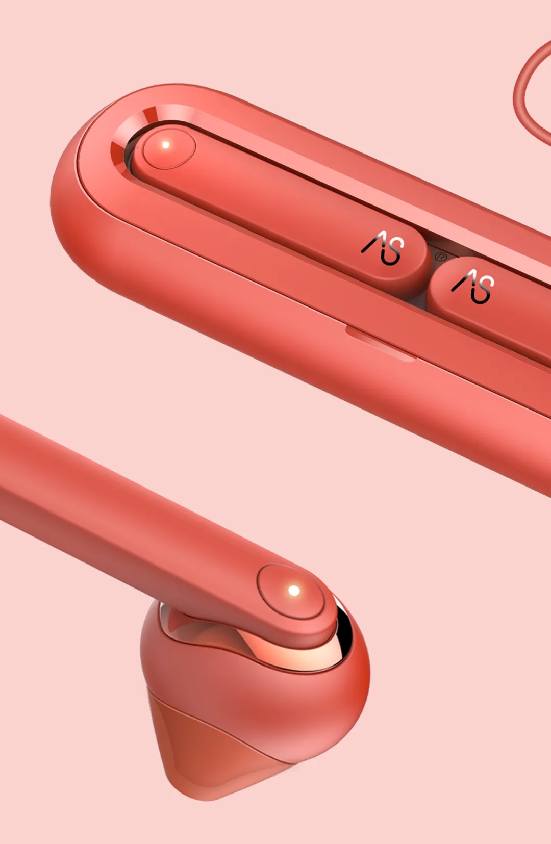 industrial design，headset，Red dot award，TWS headset，Electronics，electronic product，