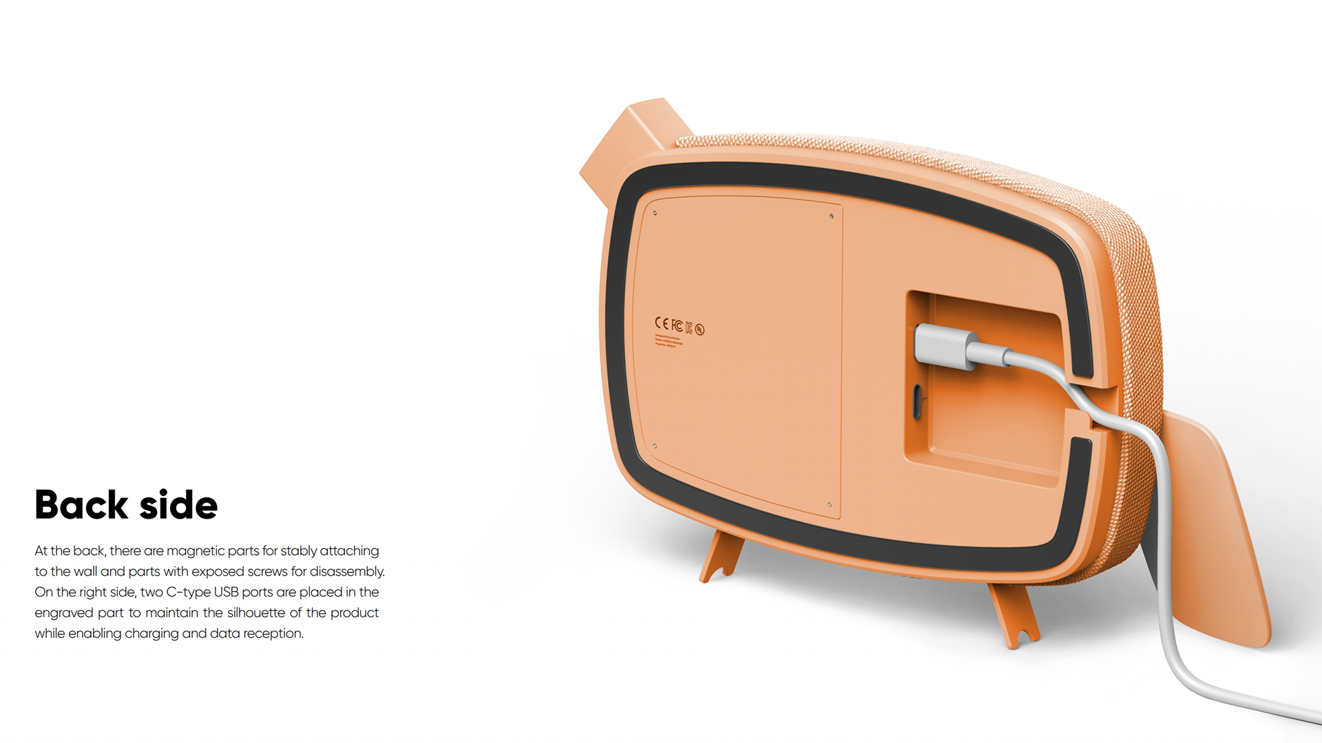 Projector，Orange，Gaon Park，Foam projector，