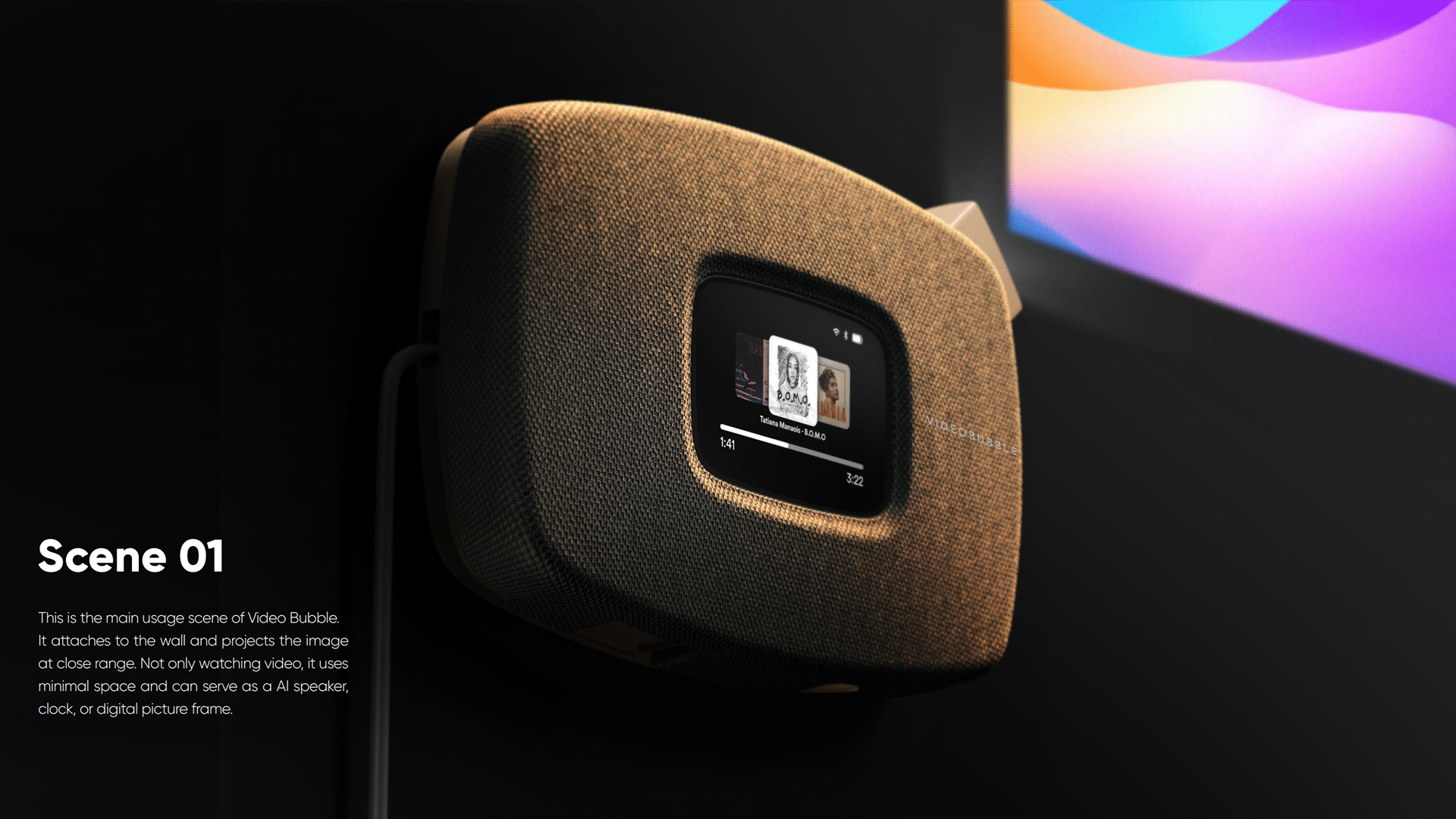 Projector，Orange，Gaon Park，Foam projector，