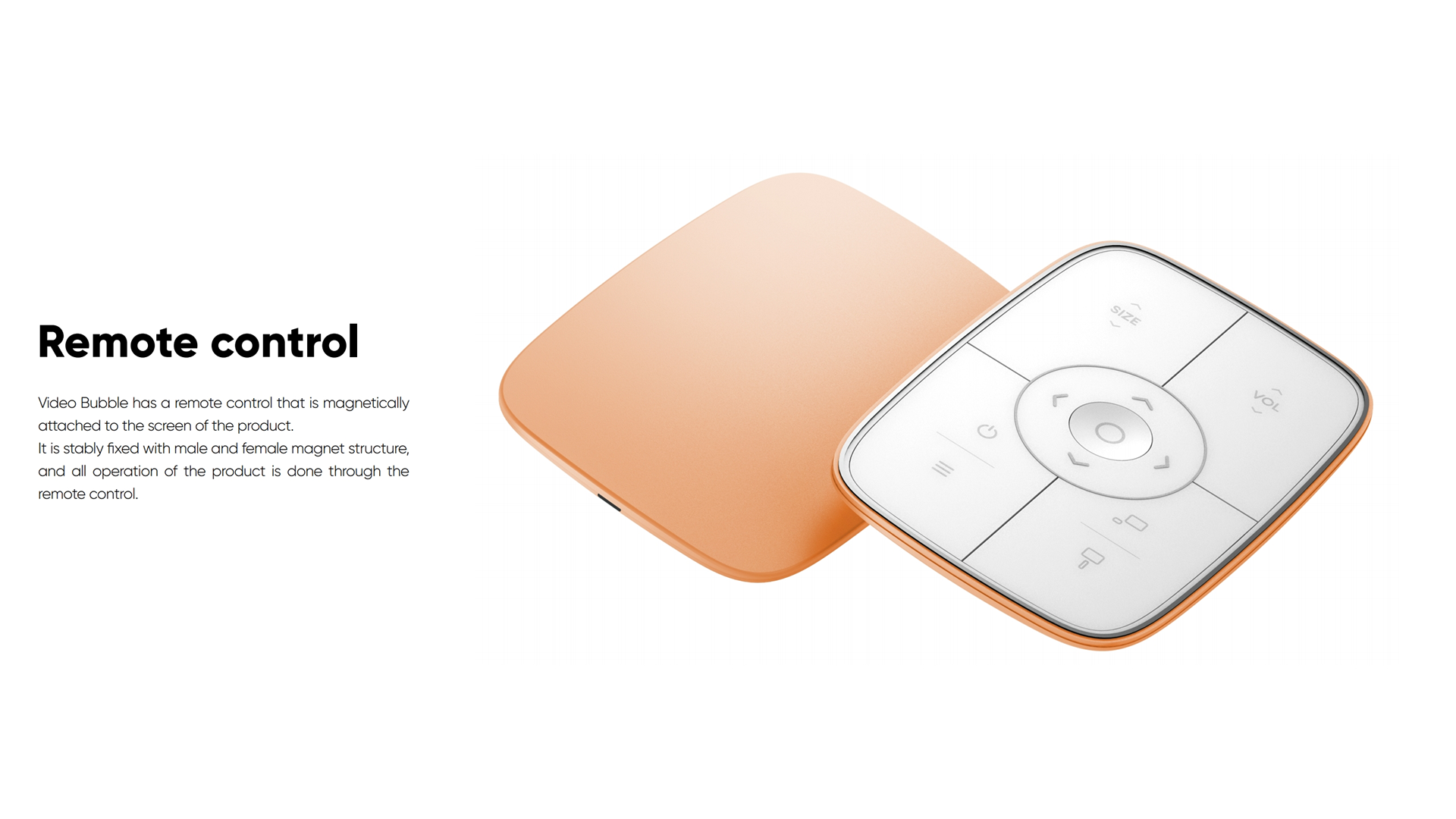 Projector，Orange，Gaon Park，Foam projector，