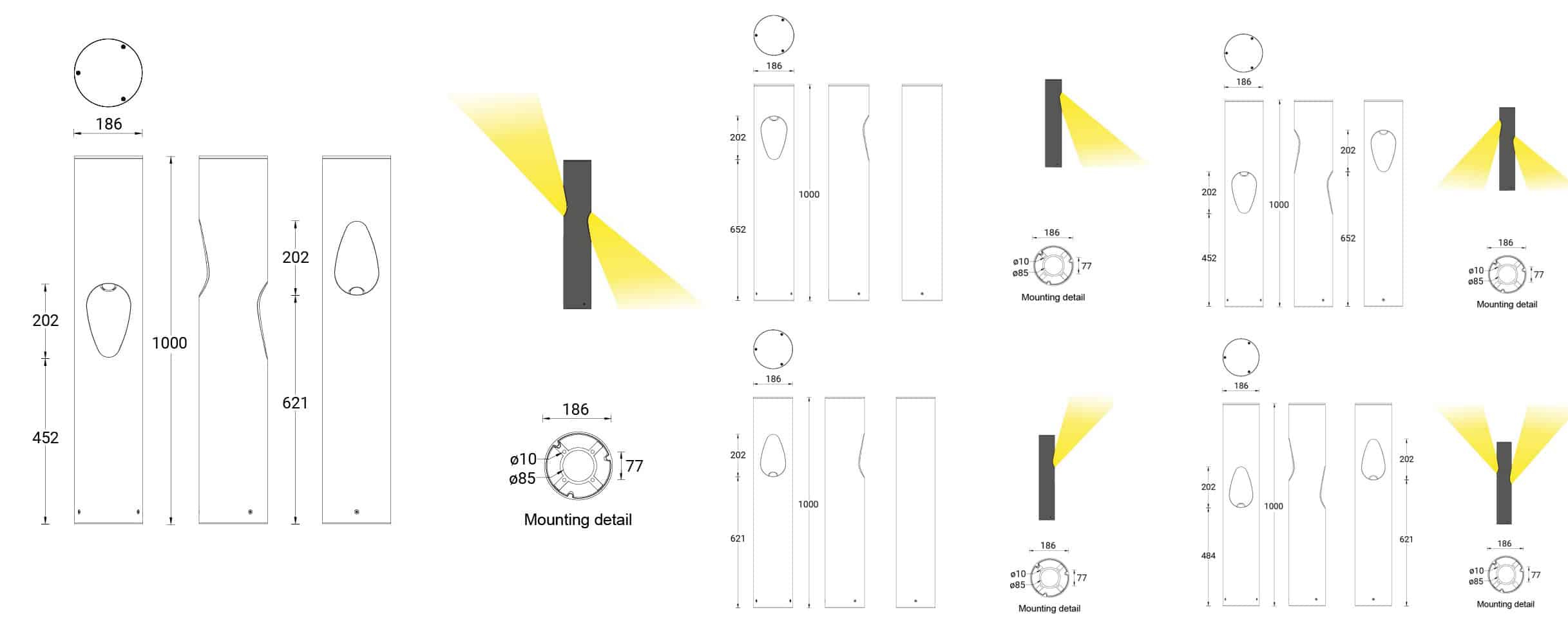 Freetown，Outdoor lighting ，street lamp，2021 red dot product design award，