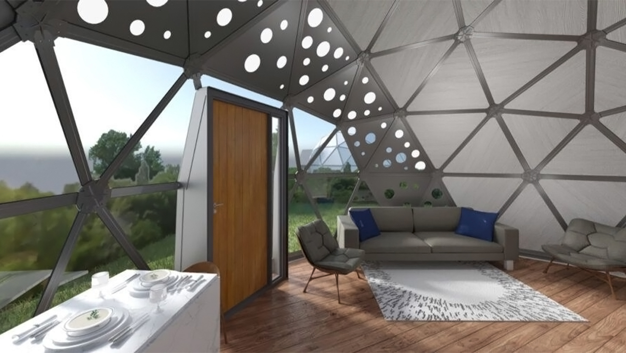 Ekodome，Geometric dome，room，Portable，assemble，Home Office，