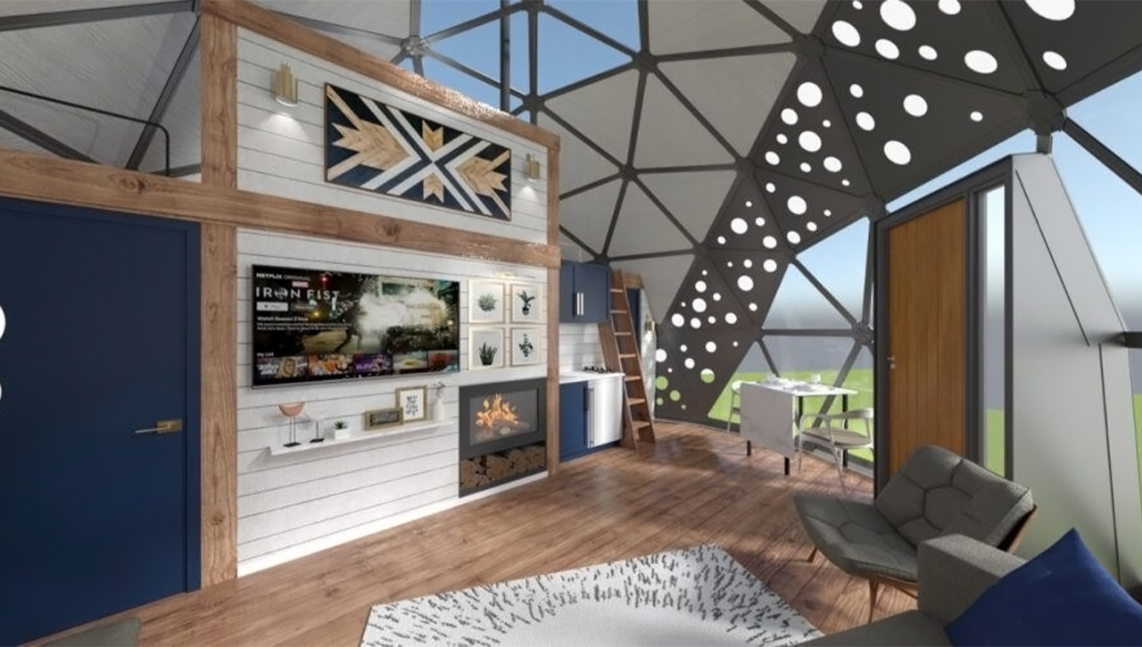 Ekodome，Geometric dome，room，Portable，assemble，Home Office，