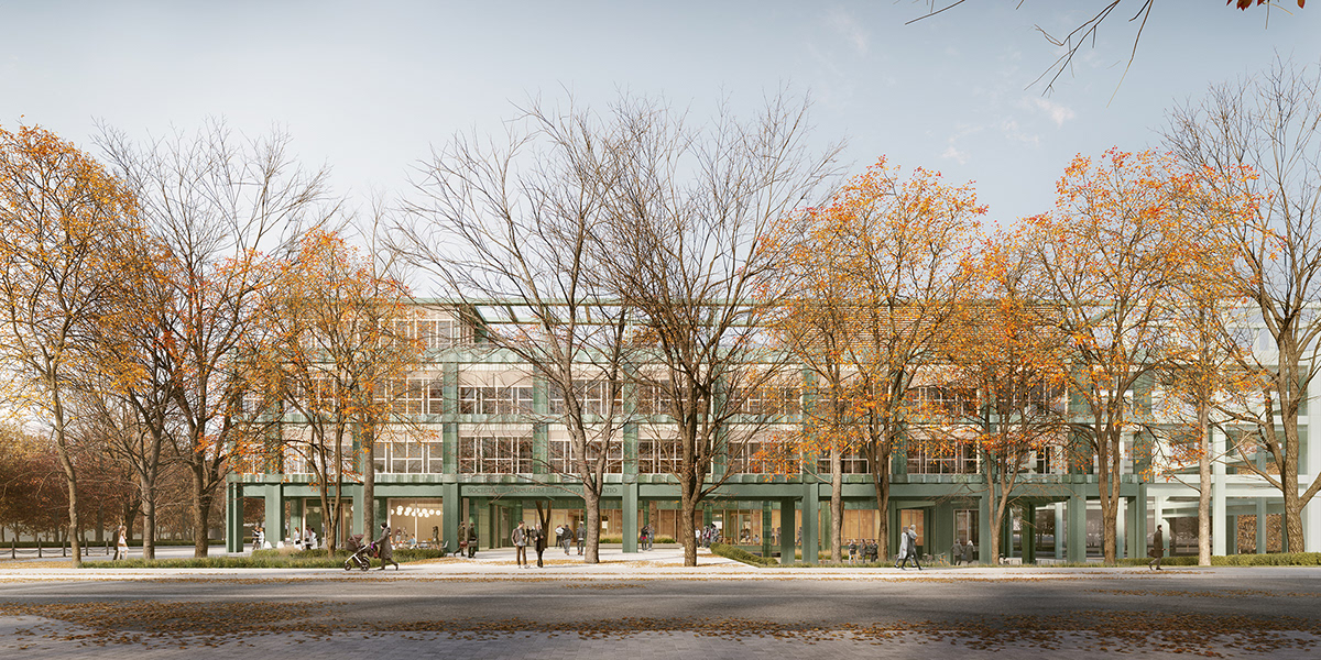 Architecture，Academic Building，French window，