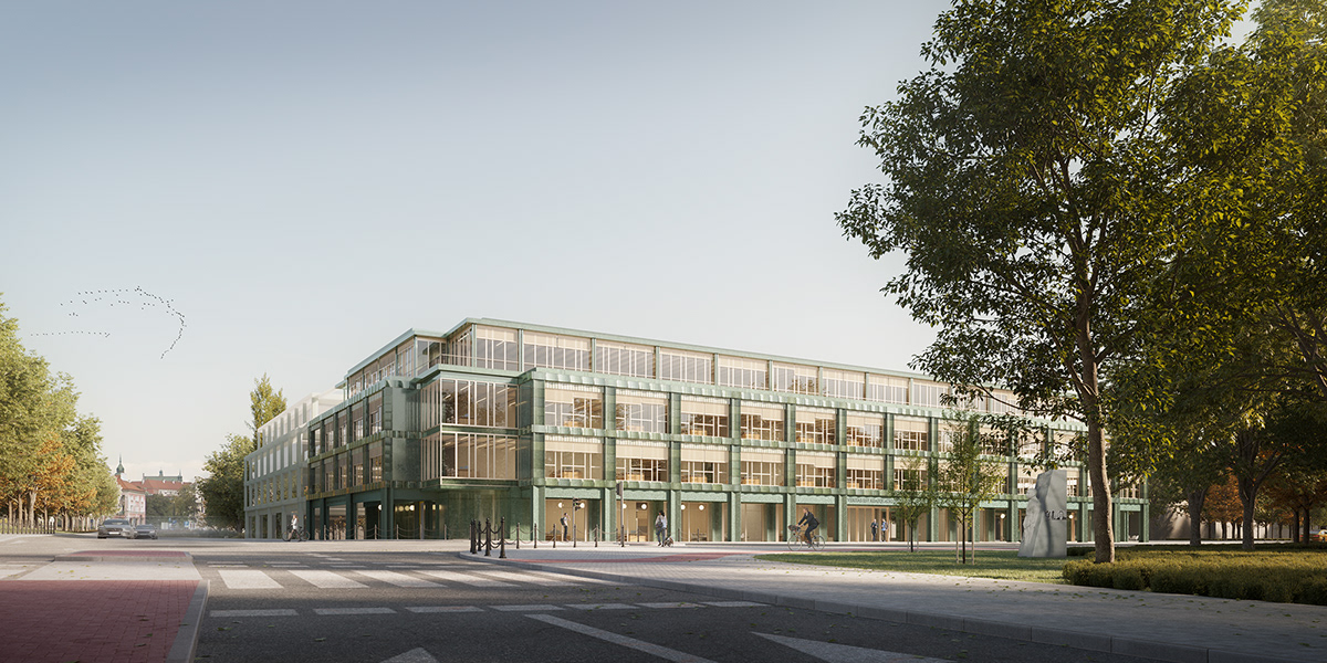 Architecture，Academic Building，French window，