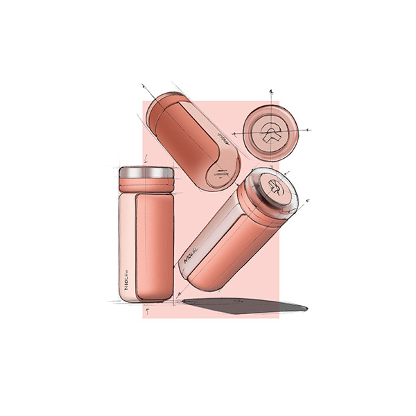 teacup，Water cup，vacuum cup，colour，Pink，Portable，multi-function，