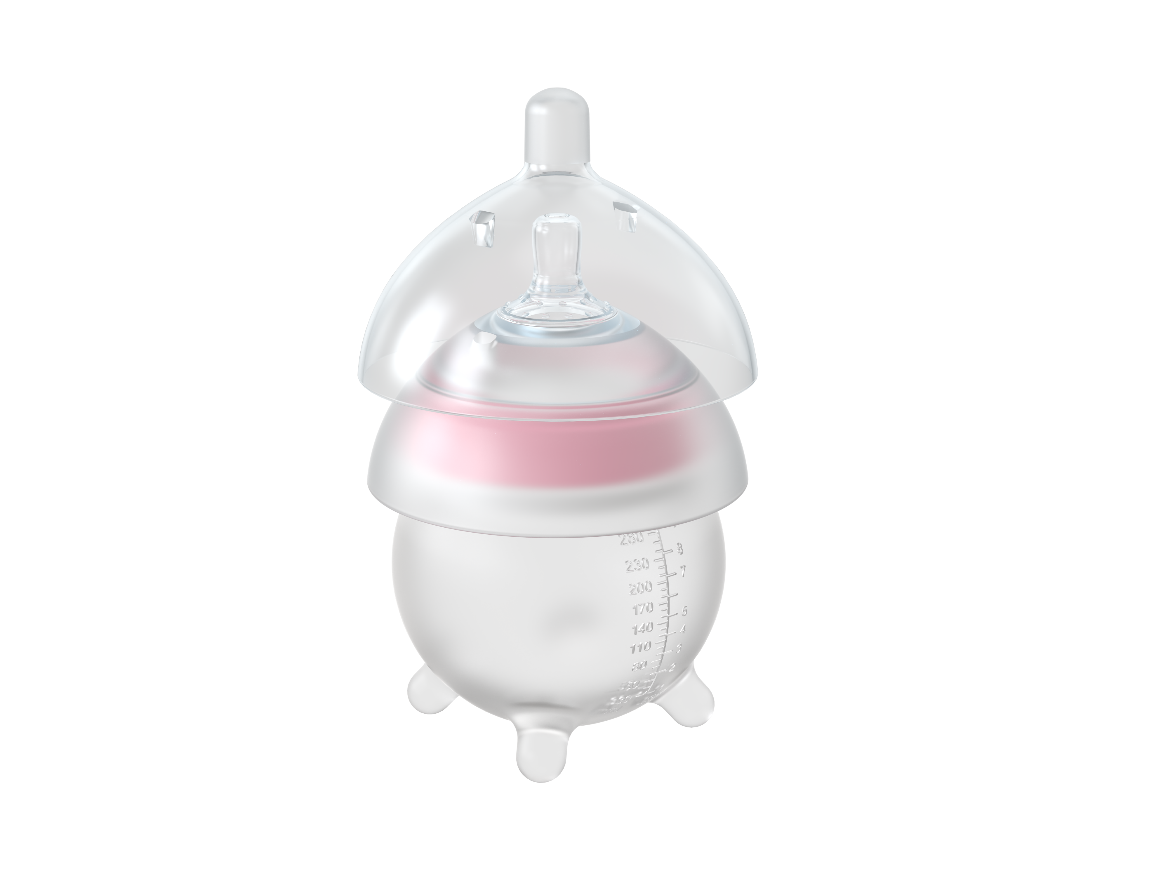 Maya mamiy - rendering of milk bottle products，