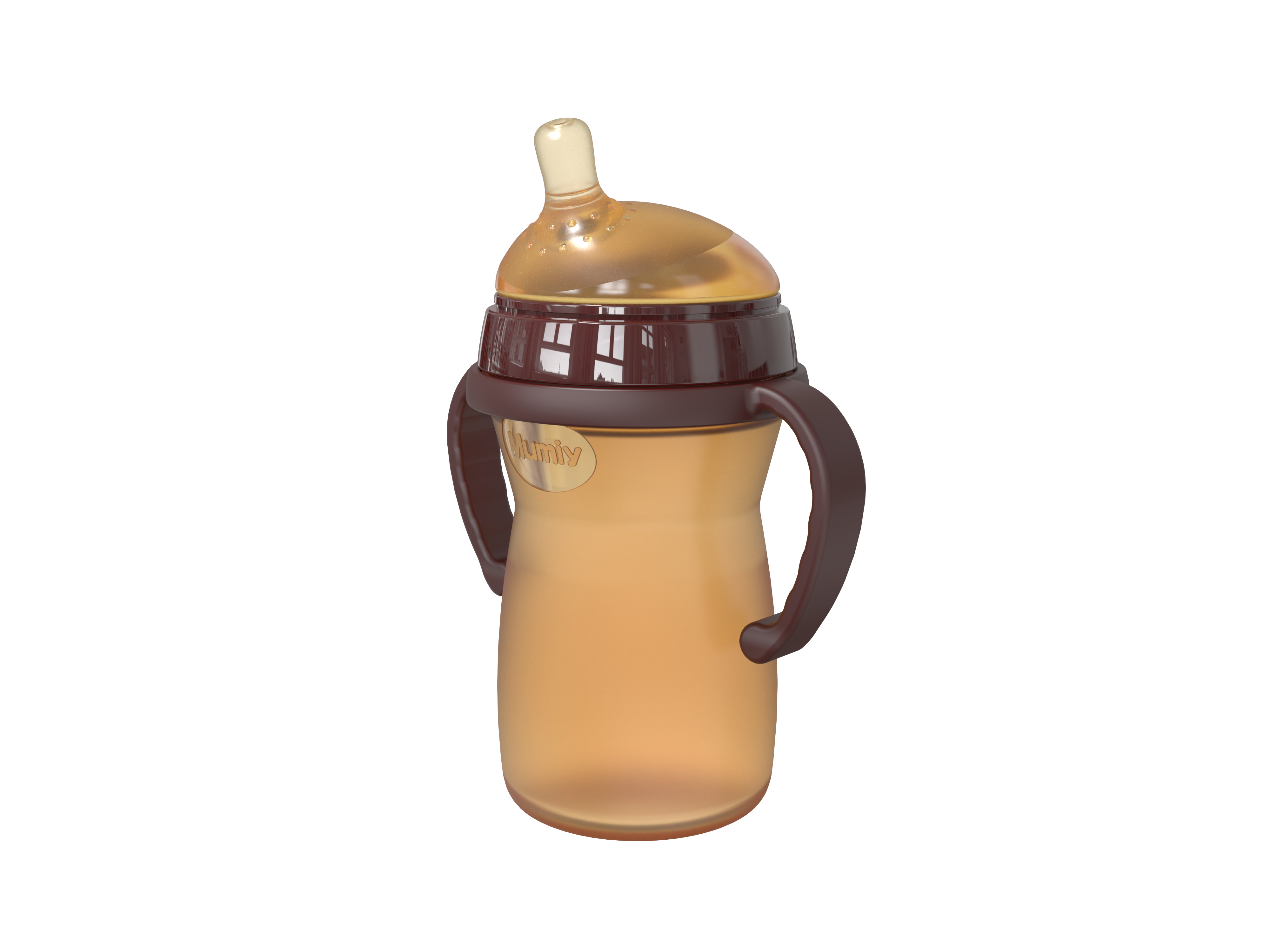 Maya mamiy - rendering of milk bottle products，