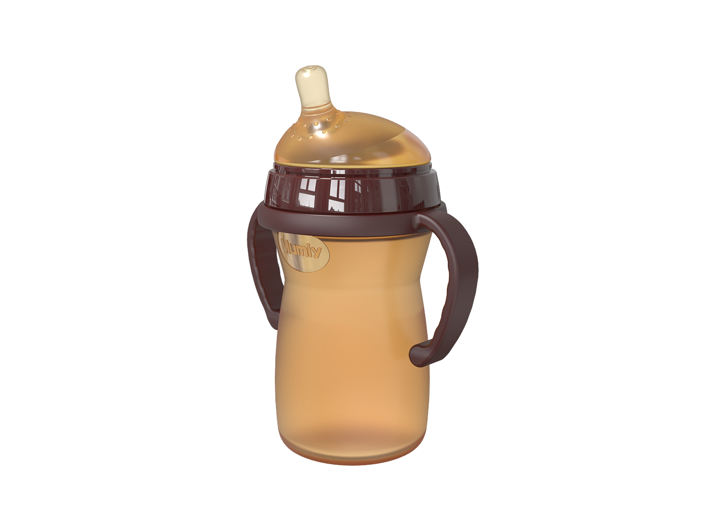Maya mamiy - rendering of milk bottle products，