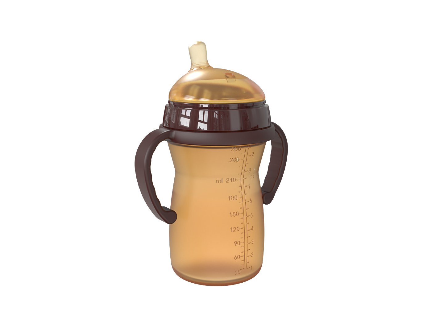 Maya mamiy - rendering of milk bottle products，