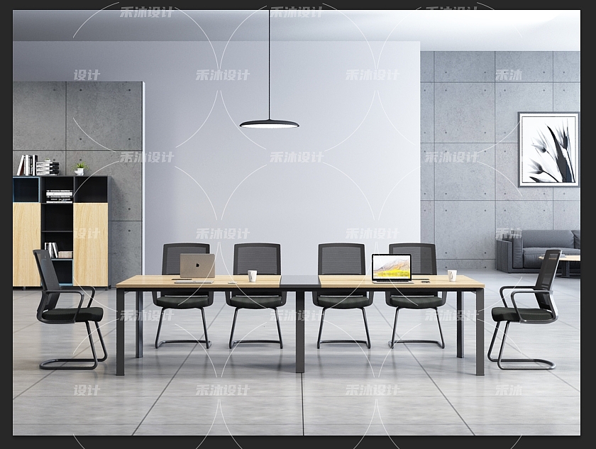 Office series 3D office product renderings，