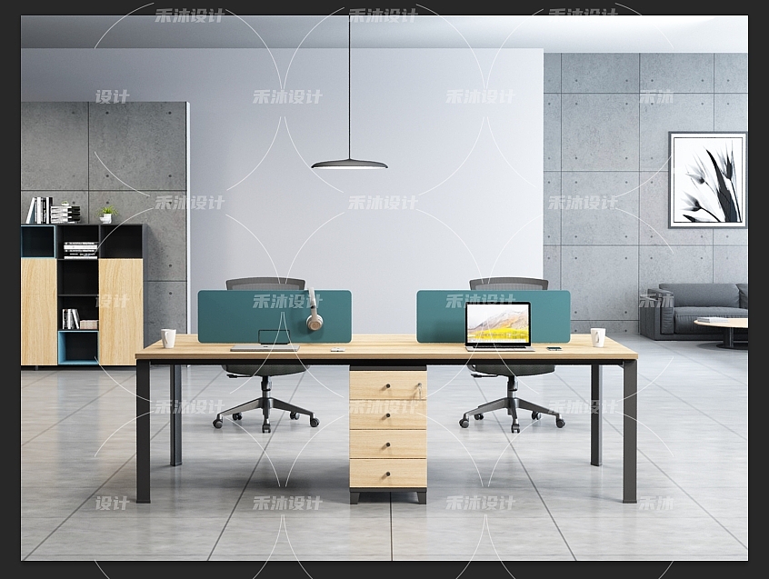 Office series 3D office product renderings，