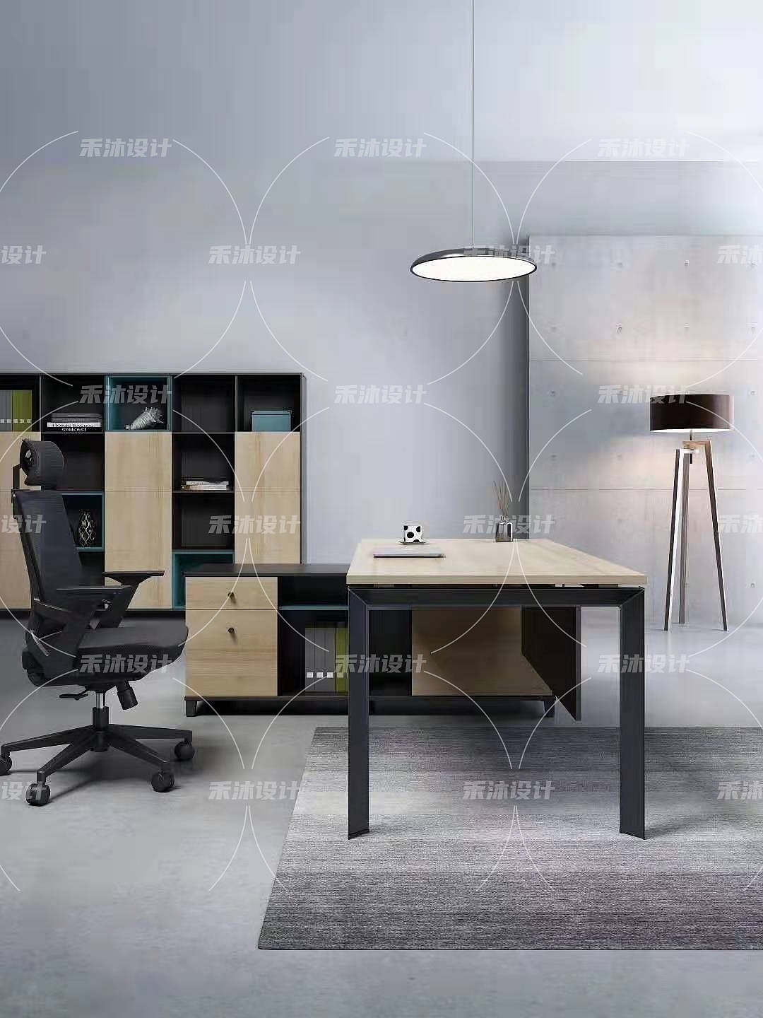 Office series 3D office product renderings，