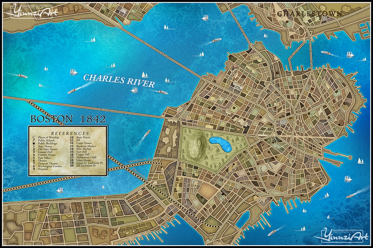 Illustration，Original painting，Game original，City illustration，poster，Map，