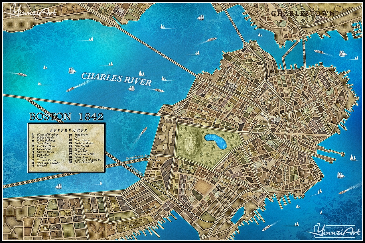 Illustration，Original painting，Game original，City illustration，poster，Map，