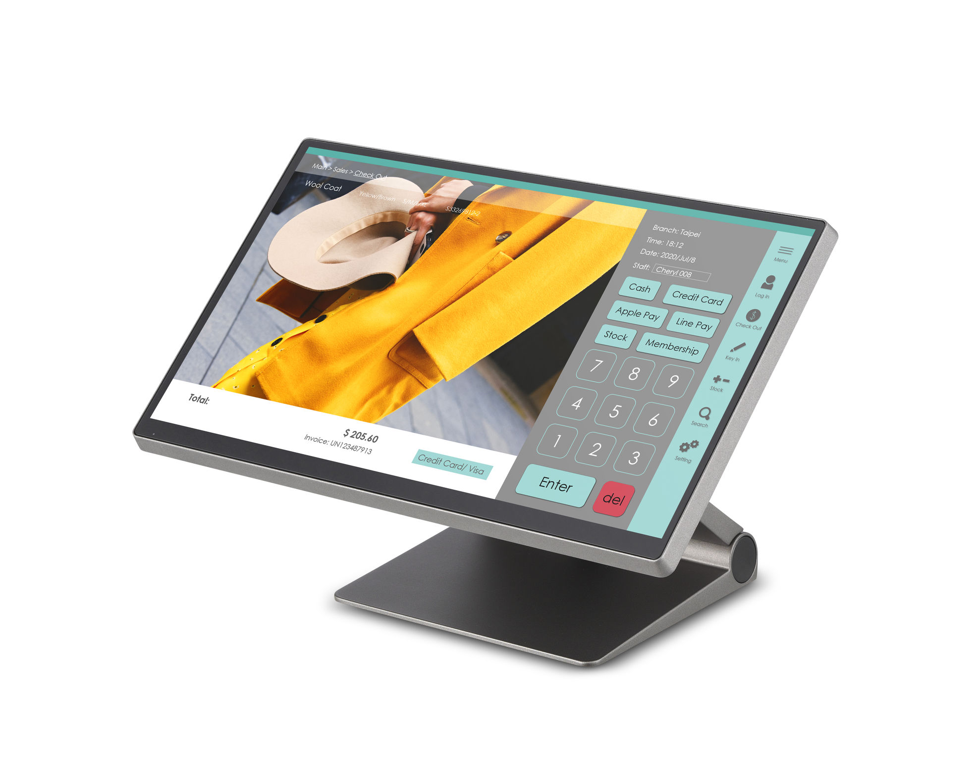 POS system，modularization，aluminium，2021 red dot product design award，