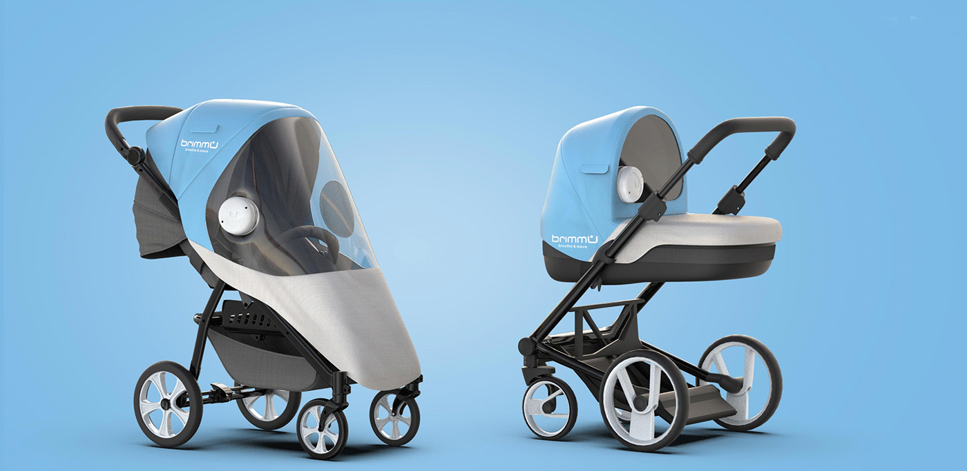 baby carriage，Anti haze，Mother and baby，