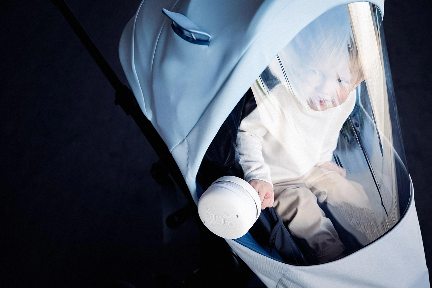 baby carriage，Anti haze，Mother and baby，