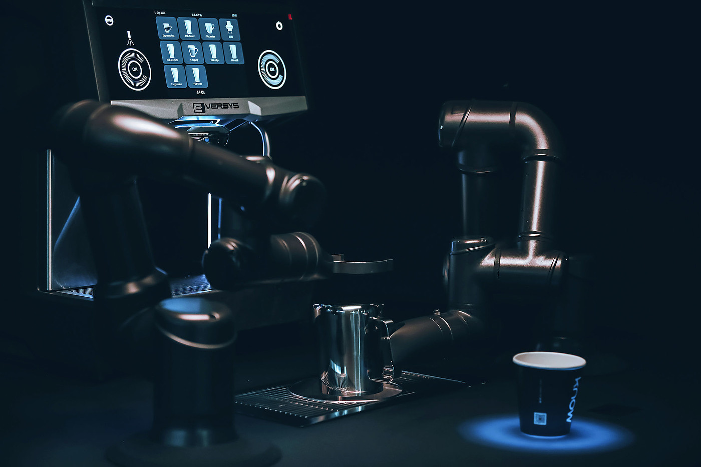 咖啡制作，机器人，人工智能，2021红点产品设计大奖，