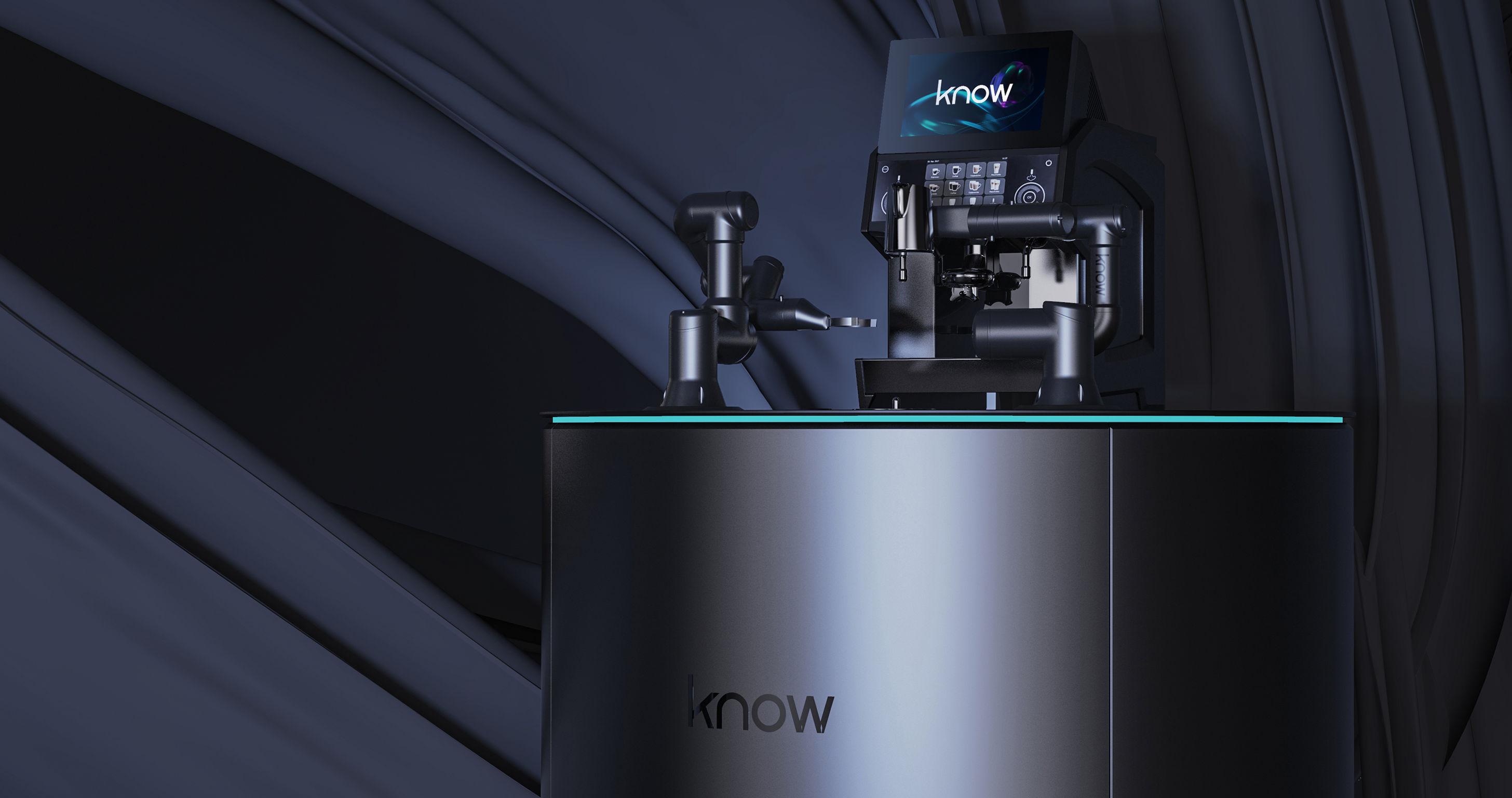 Coffee making，robot，artificial intelligence，2021 red dot product design award，