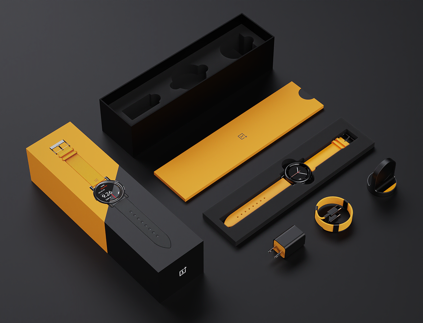 oneplus，Intelligent Watch，conceptual design，