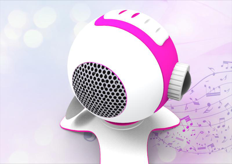 Make up，loudspeaker box，desktop，rhinoceros，keyshot，